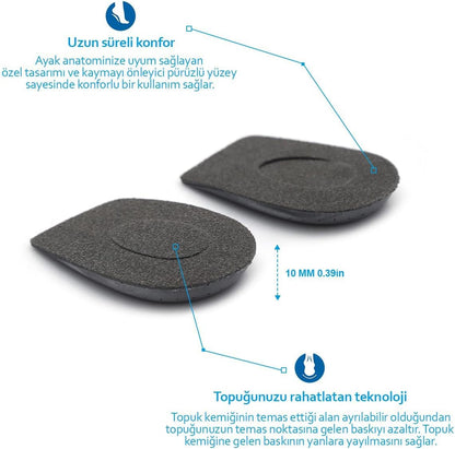 Orthopedic Heel Supports for Heel Pain Insoles for Women and Men Plantar Fasciitis